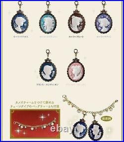 Sailor Moon Cameo Charm Complete Set of 7 Mascot Figure from Japan New