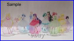 Sailor Moon Let's party Kuji Acrylic Stand Complete Set of 20 EXPRESS from JAPAN