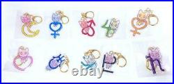 Sailor Moon Store Limited Luna's Acrylic Key Holder complete set From Japan