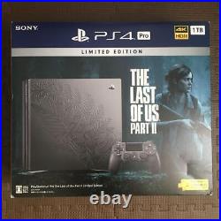 Sony PS4 PlayStation 4 Pro The Last of Us Part II 1TB LE Complete From Japan New