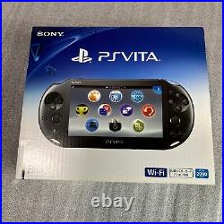 Sony PS Vita Black PCH-2000 ZA11 Slim complete Near Mint from Japan Playstation