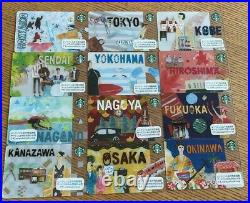Starbucks card Japan limited 12 types nationwide Complete Set From Japan