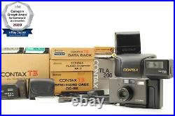 Super Rare! ALL UNUSED COMPLETE SET Contax T3 Double Teeth Black From JPN 1351