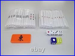 Taiyo Giken Mahjong Tiles Complete Set Amos Max Color Yellow NEW from Japan