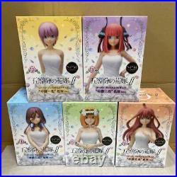 The Quintessential Quintuplets Bride Ver SPM Figure Complete Set of 5 From Japan