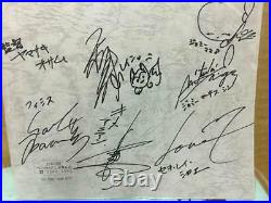 Toward the Terra Anime Dubbing script Complete with autograph Rare From JAPAN