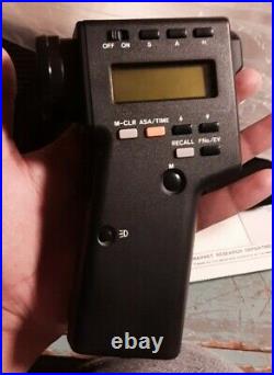 UnUsed Vintage Minolta Spotmeter M Light Exposure Spot Meter From JAPAN Complete