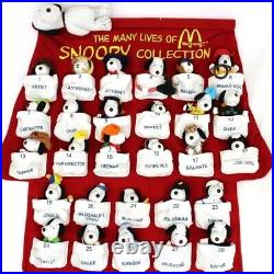 Vintage Many Lives of Snoopy? Peanuts McDonald's? 2001 Complete Set from Japan