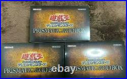 Yu-Gi-Oh! OCG PRISMATIC GOD BOX 3 Set 3 Gods Complete Unopened From Japan